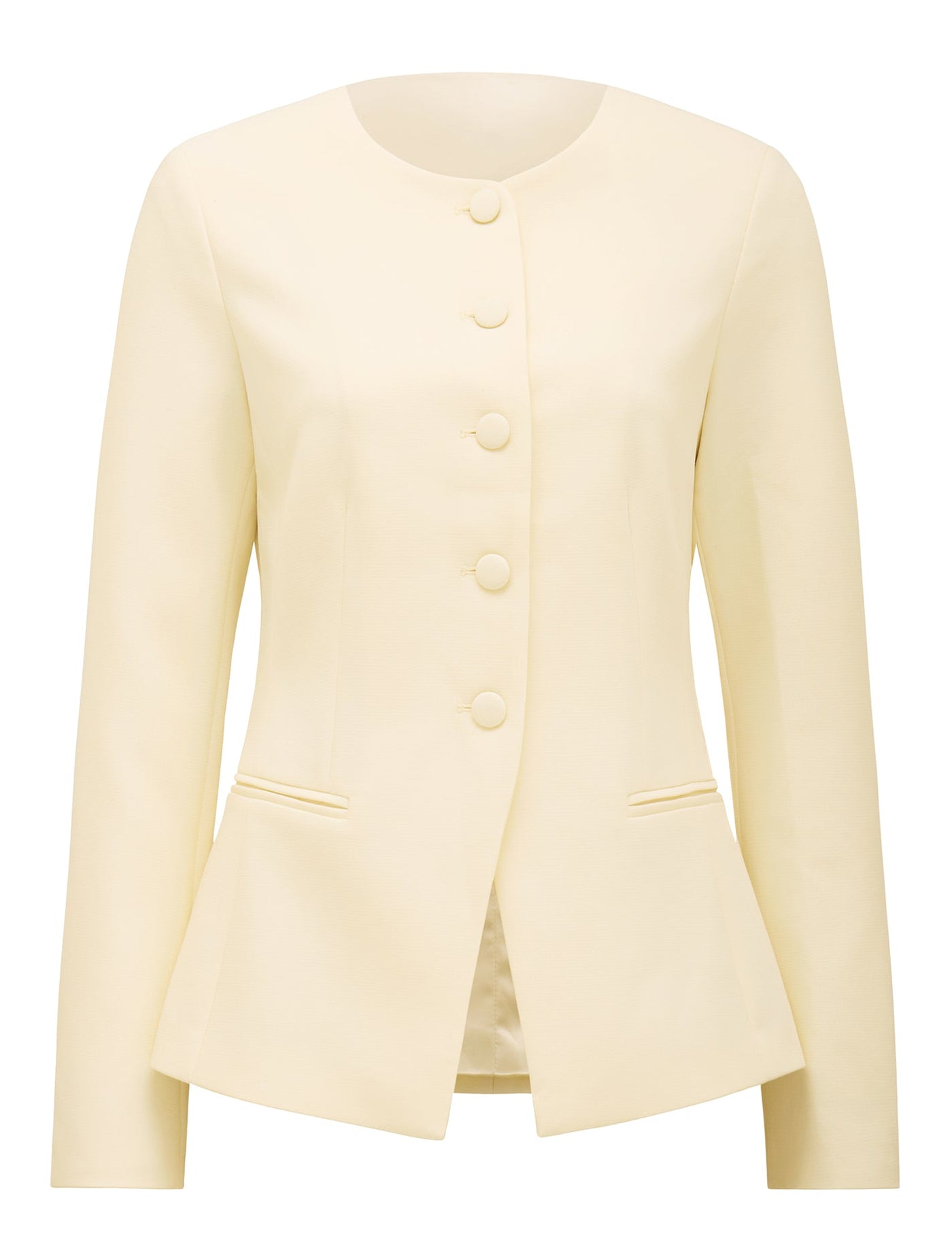 Goldie Tailored Blazer Light Buttercream Suit | Forever New