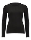 Meghan Rib Crew Neck Top