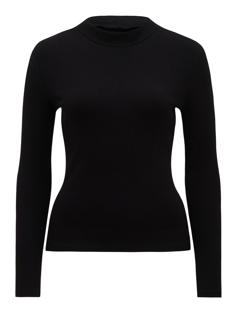 Winona Rib Long Sleeve Top Forever New