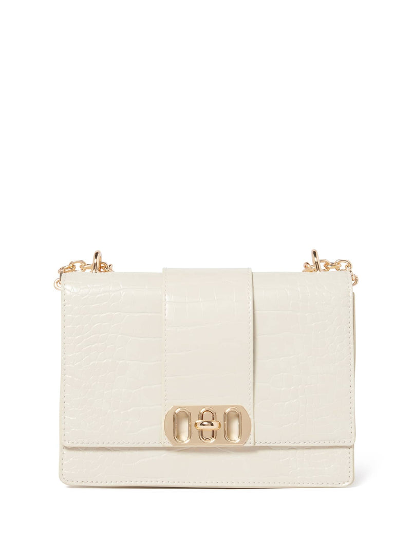 Imogen Chain Lock Crossbody Bag