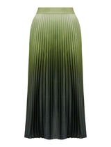 Evangeline Satin Pleated Maxi Skirt Forever New