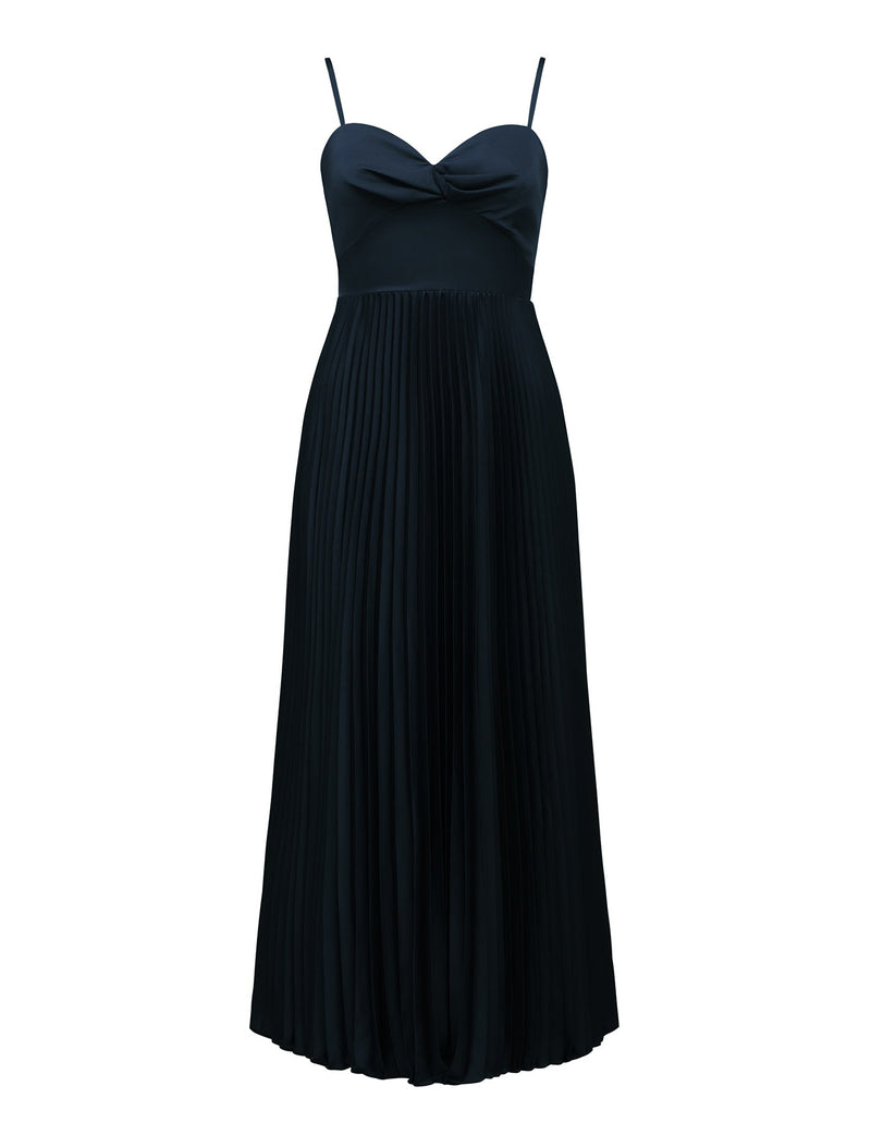 Chloe Pleated Midi Dress Forever New