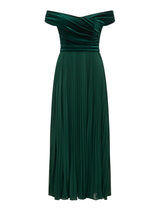 Rebecca Off Shoulder Velvet Dress Forever New