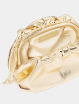 Ellie Metallic Ruched Clutch - Signature Forever New