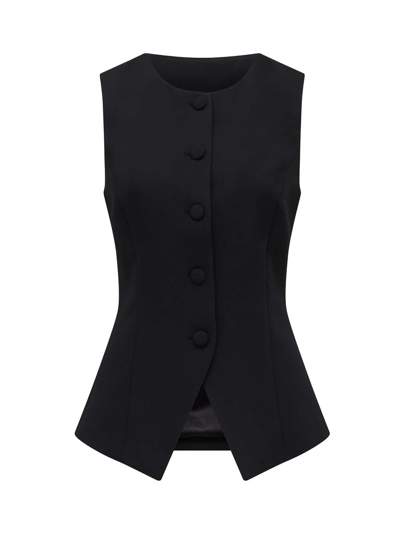 Toni High Neck Waistcoat Forever New