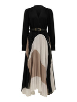 Milan Belted Pleat Midi Dress Forever New