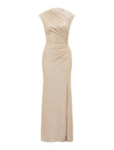 Fallon Metallic Maxi Dress Forever New