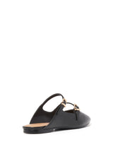 Kenzie Buckle Trim Mule Flat