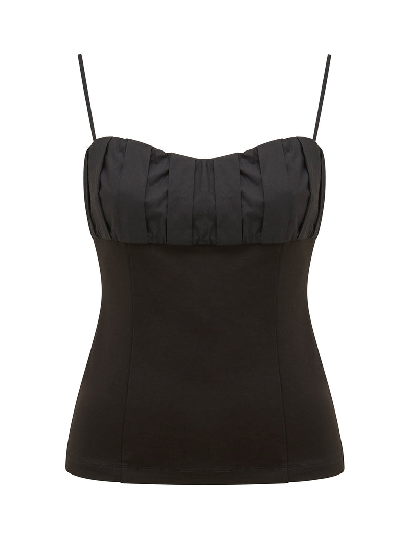 Rochelle Ruched Panel Top Forever New