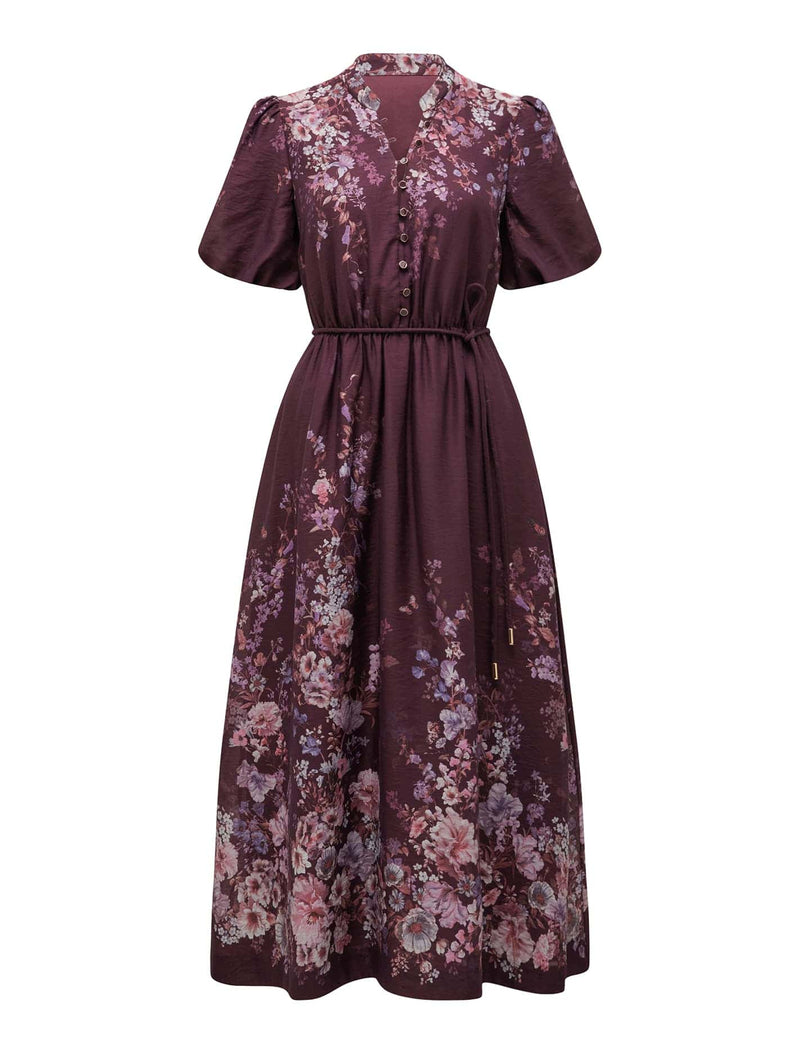 Adele Petite Printed Midi Dress Forever New