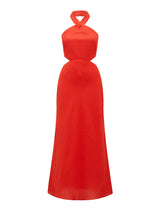 Elaine Halter Cut Out Maxi Dress Forever New