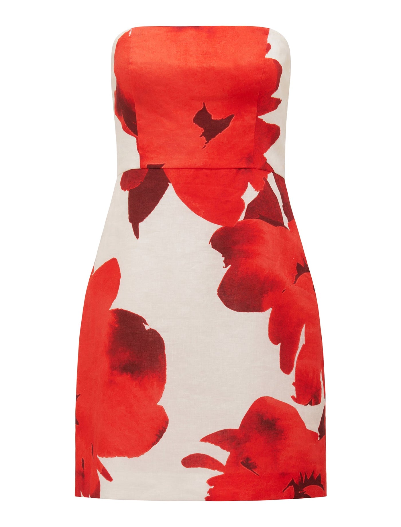 Maggie Strapless Mini Dress Large Devi Floral | Forever New Maggie Strapless Mini Dress Large Devi Floral | Forever New