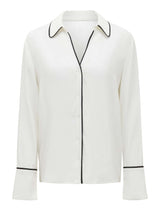 Liza Longsleeve Tipping Shirt Forever New