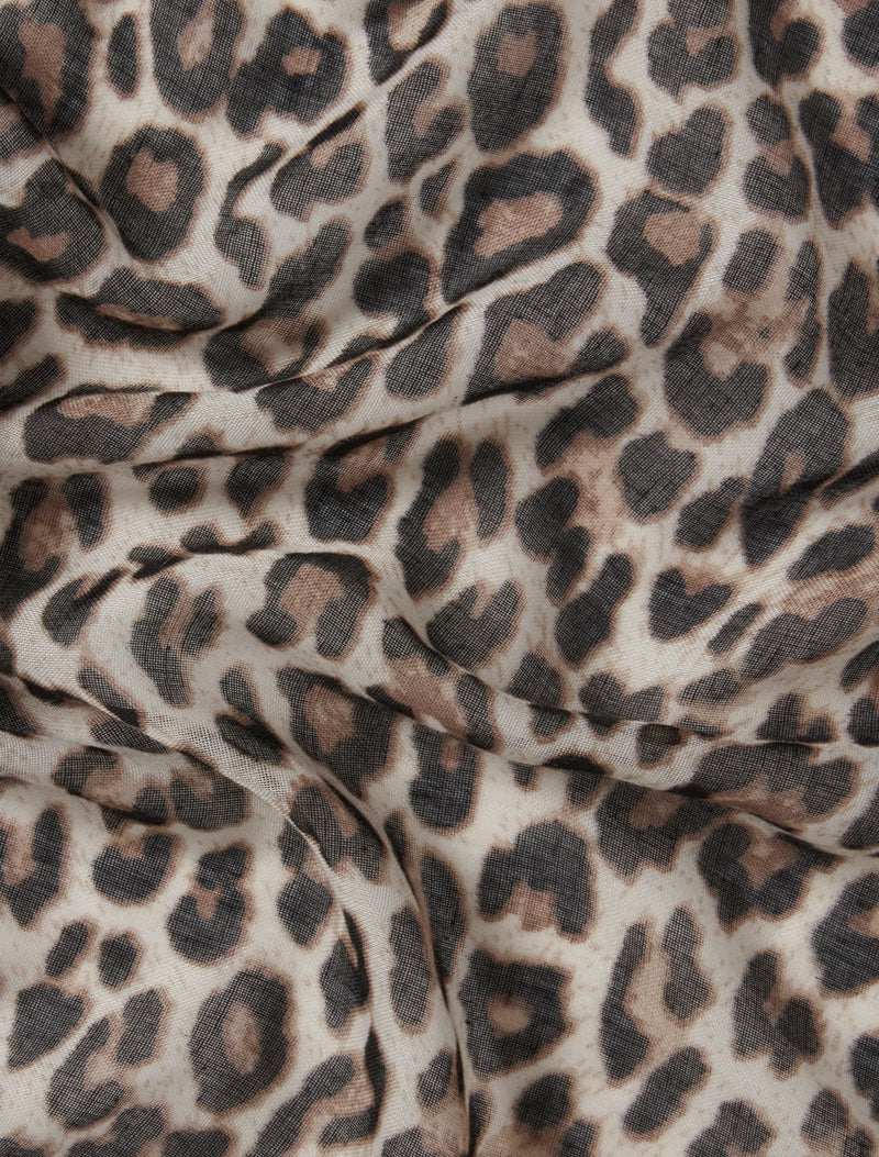 Leo Leopard Print Scarf Forever New