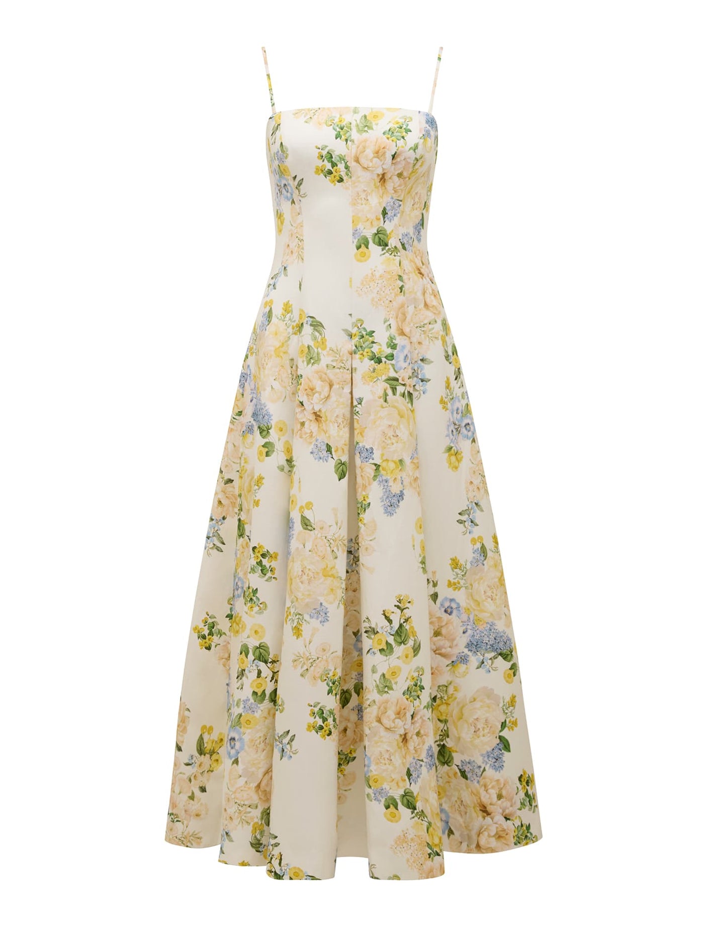 Charlotte Strapless Printed Midi Dress Floral | Forever New Charlotte Strapless Printed Midi Dress Floral | Forever New