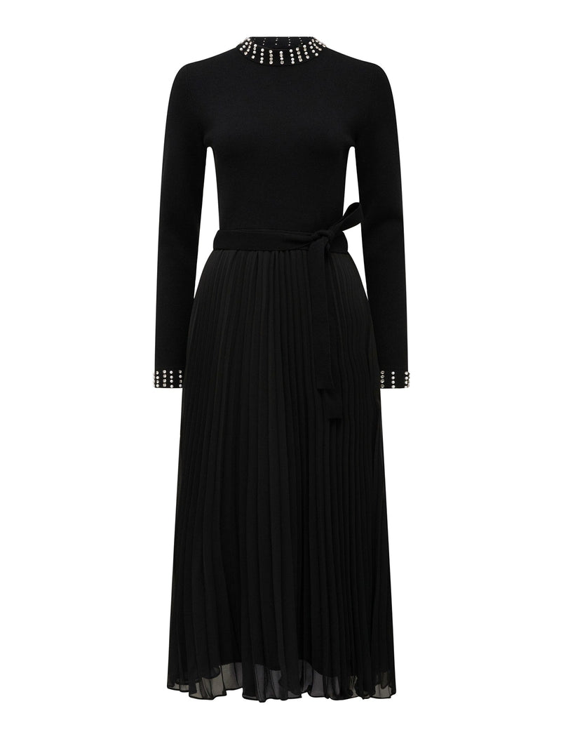 Giana Embellished Pleat Dress Forever New