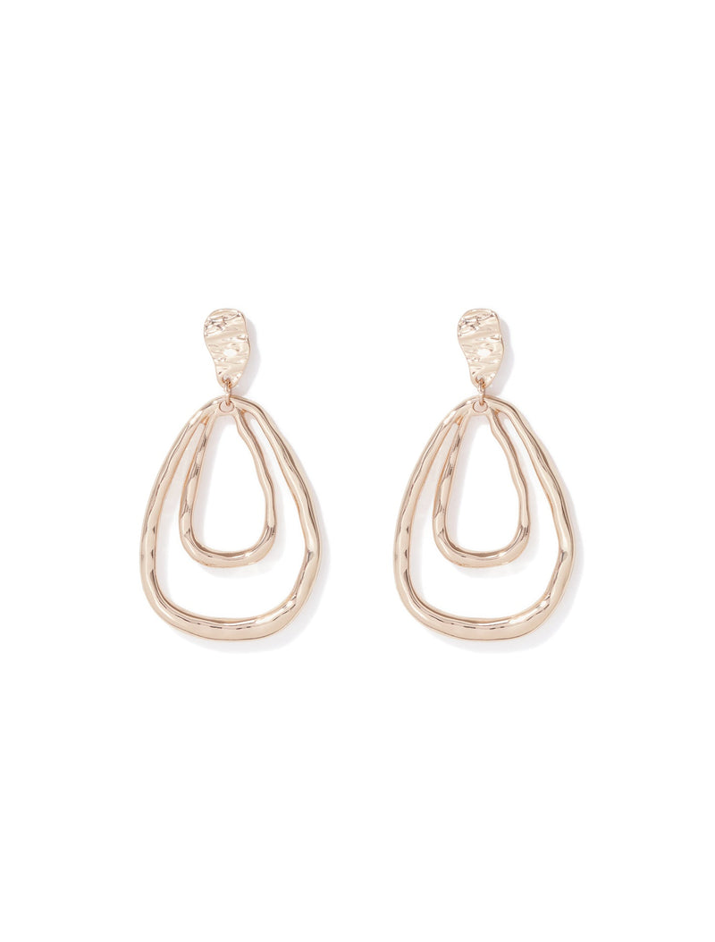 Tyra Texture Loop Earrings Forever New