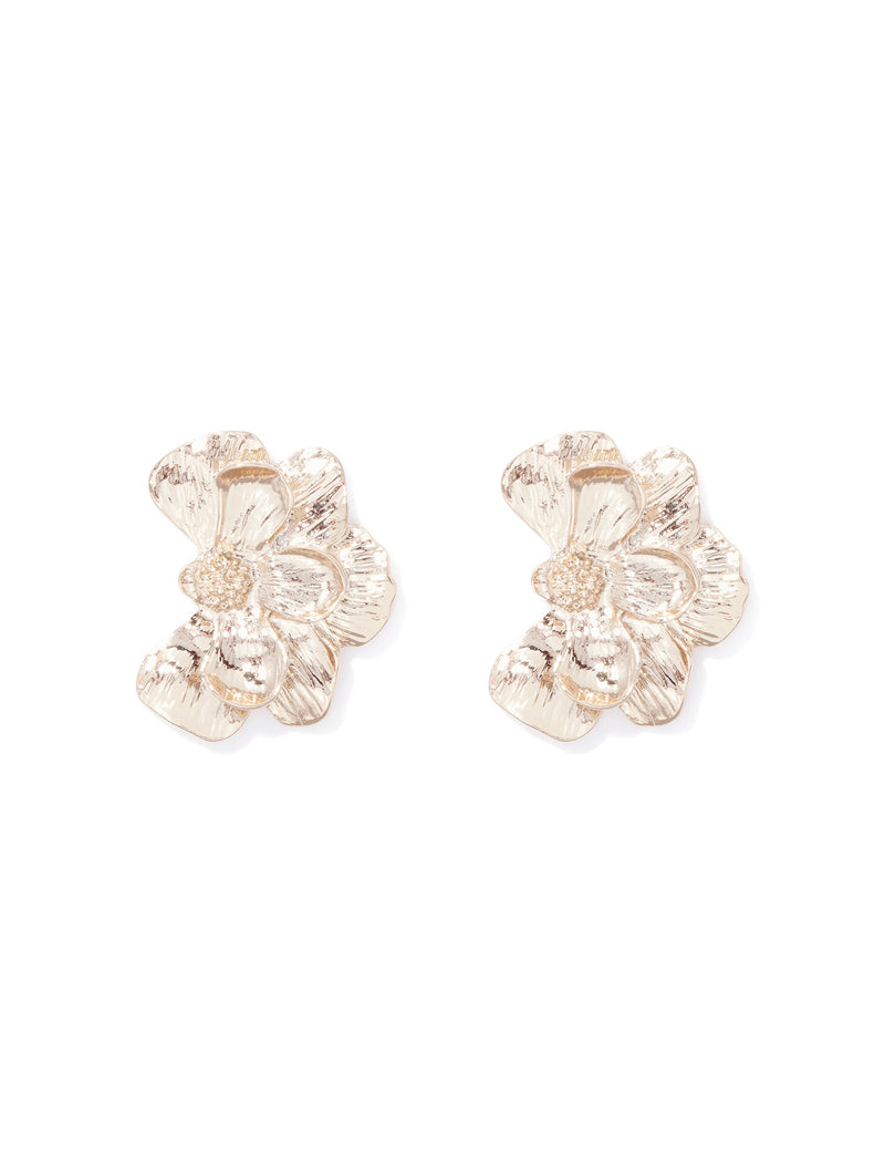 Fallon Large Flower Earrings Forever New