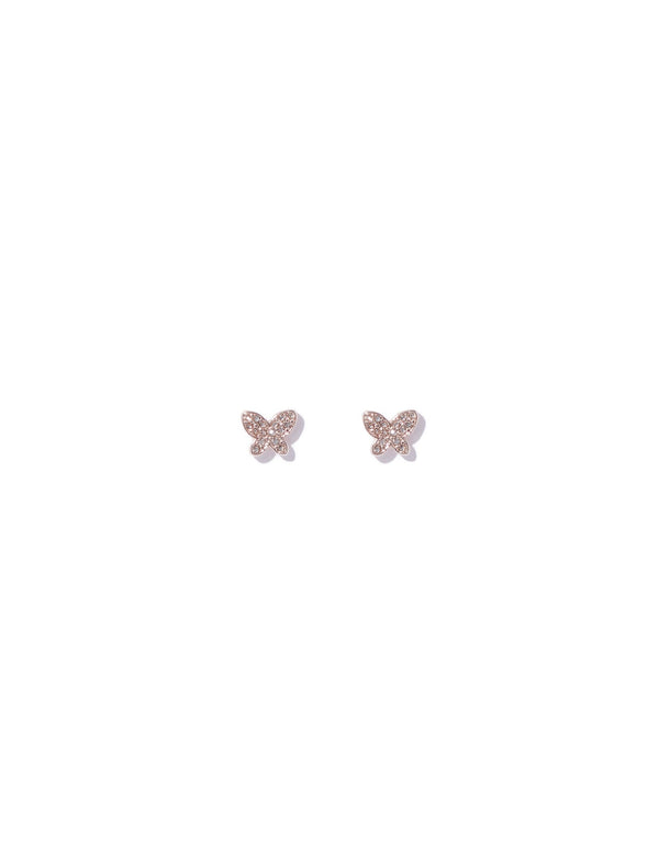 Christa Stone Butterfly Stud Earrings Forever New