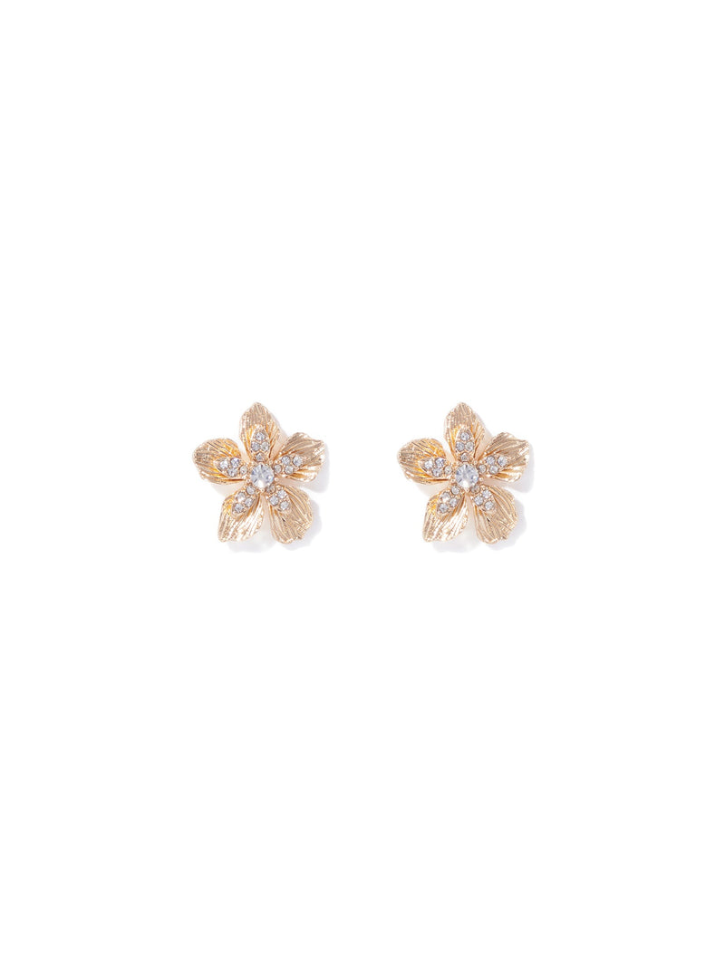 Carina Flower Stone Earrings Forever New