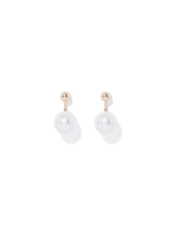 Zola Pearl Drop Front Back Earrings