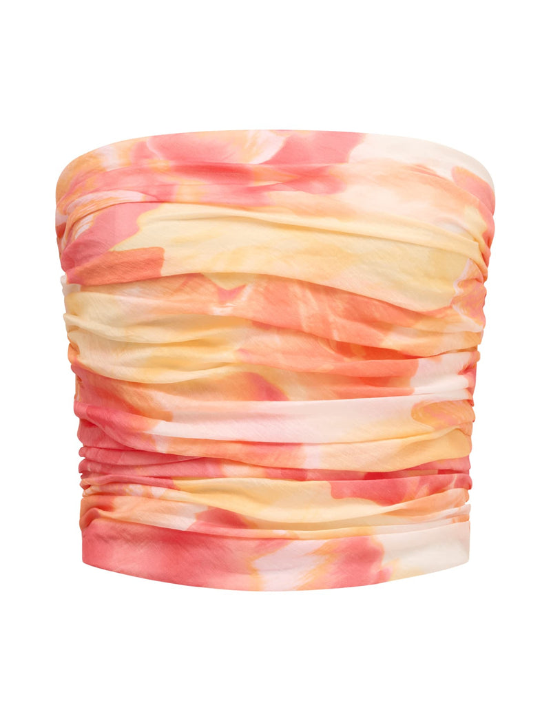 Laia Tucked Strapless Top Forever New