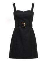 Leonora Top Stitch Column Mini Dress