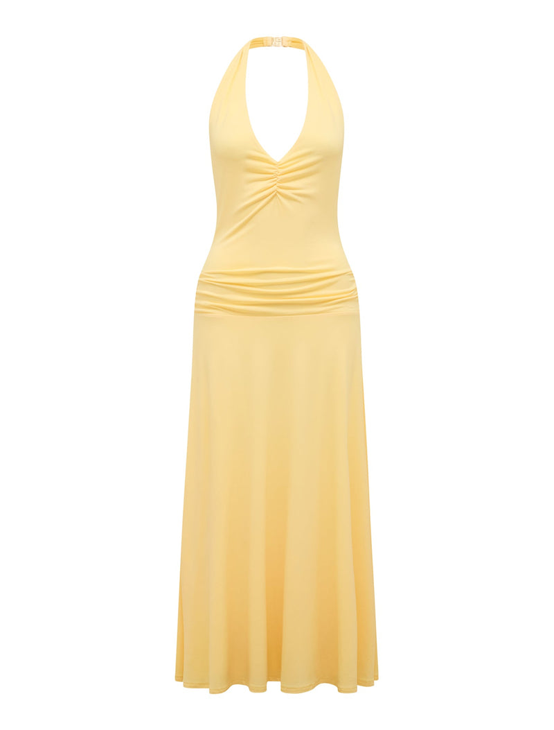 Summer Halter Low Back Dress Forever New