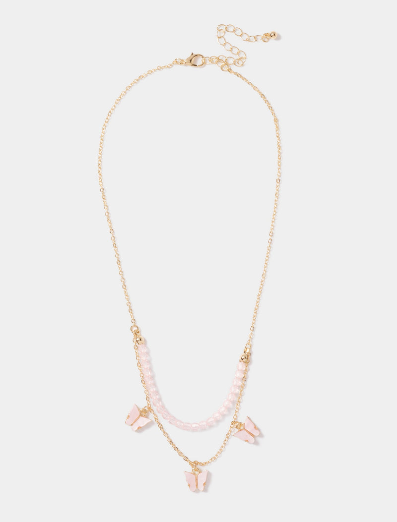 Iris Butterfly Necklace Forever New