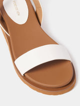 Winter Ankle Strap Footbed Sandal Forever New