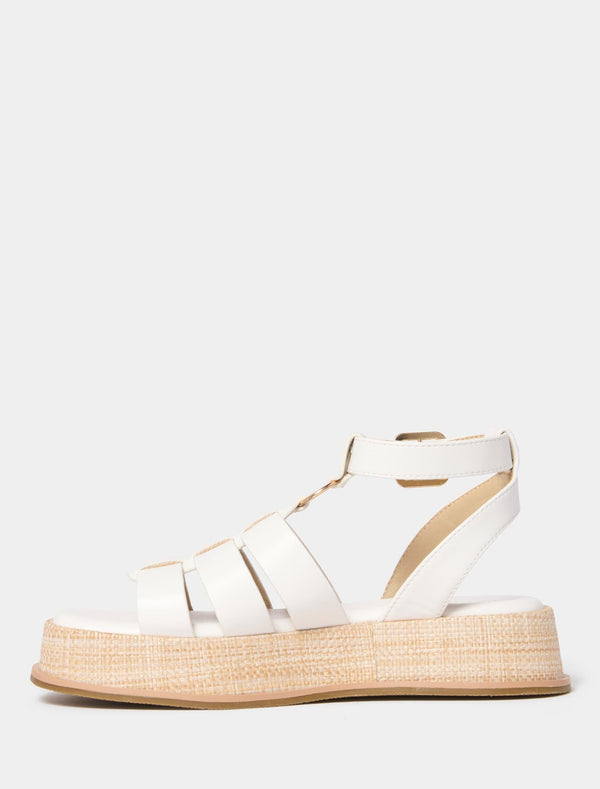 Greta Gladiator Flatform Sandal Forever New