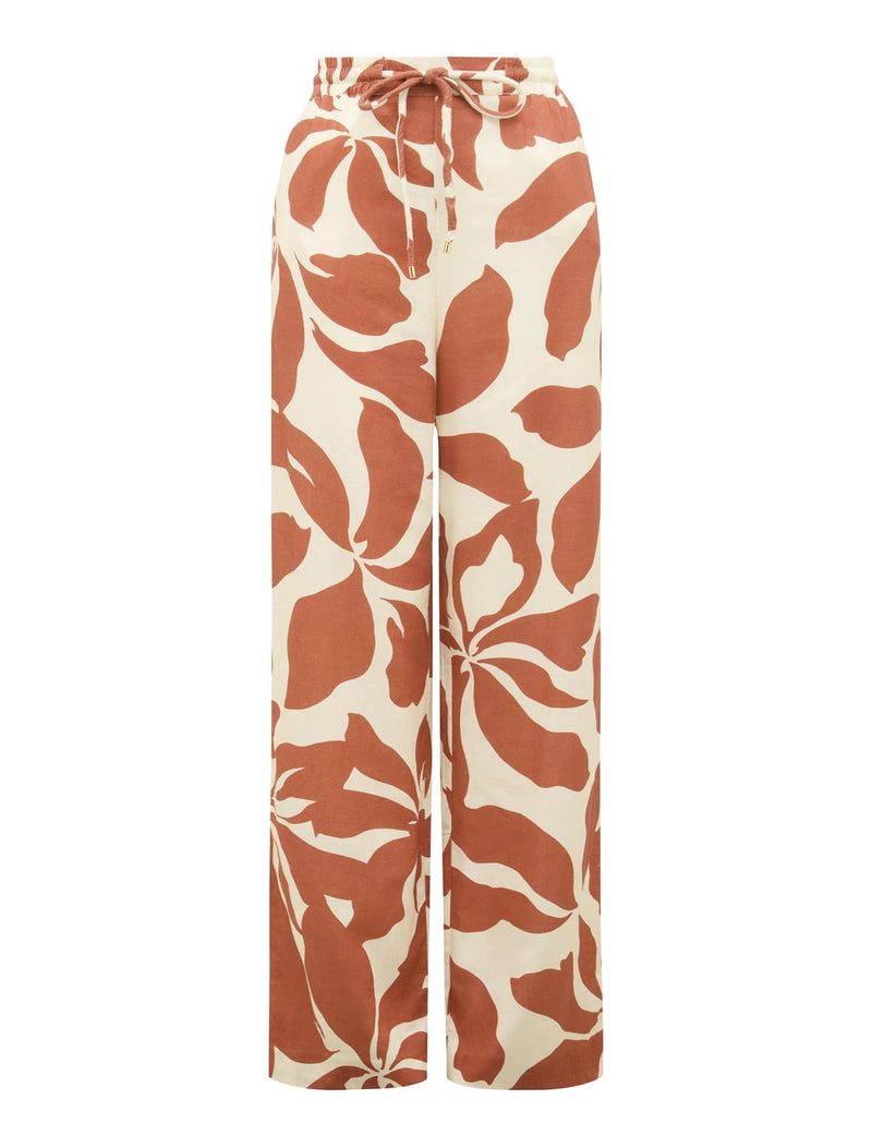 Fallon Printed Wide-Leg Pants Forever New