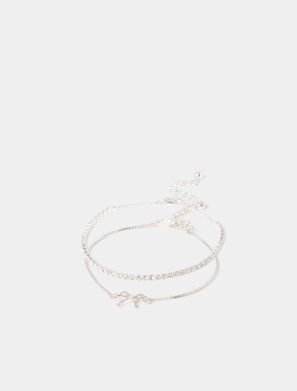 Blair Bow Bracelet 2 Pack Forever New