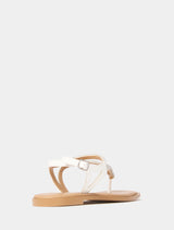 Tallulah Twisted Diamante Flat Sandal Forever New