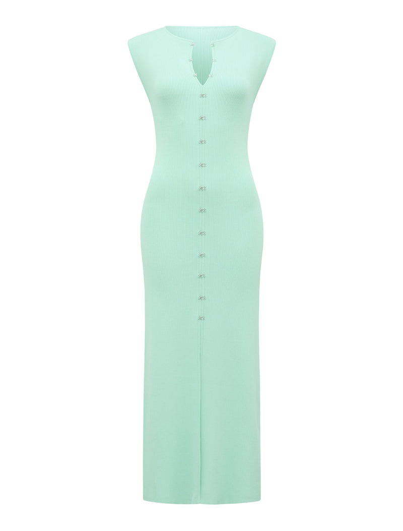 Aster Hook And Eye Detail Midi Dress Forever New