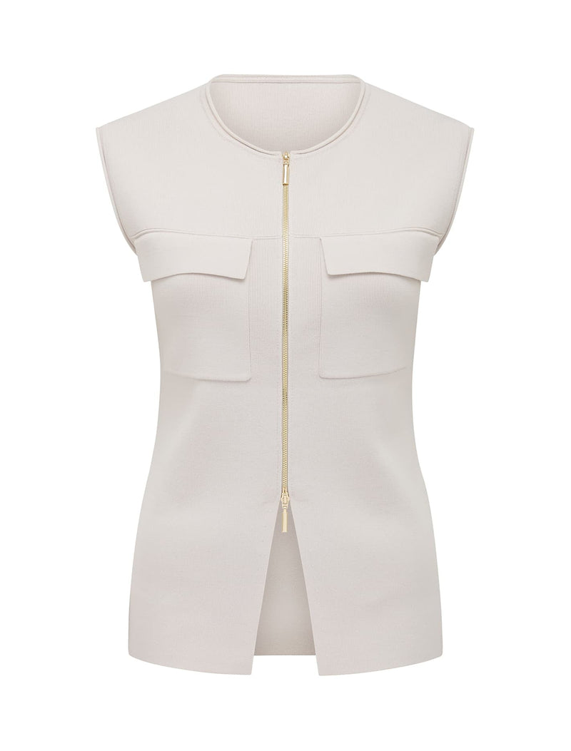 Carmen Utility Knit Top Forever New