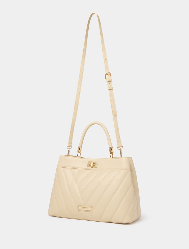 Charlotte Chevron Top Handle Bag Forever New