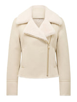 Penny Faux Fur Aviator Jacket Forever New