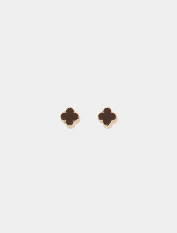 Fern Flower Stud Earrings