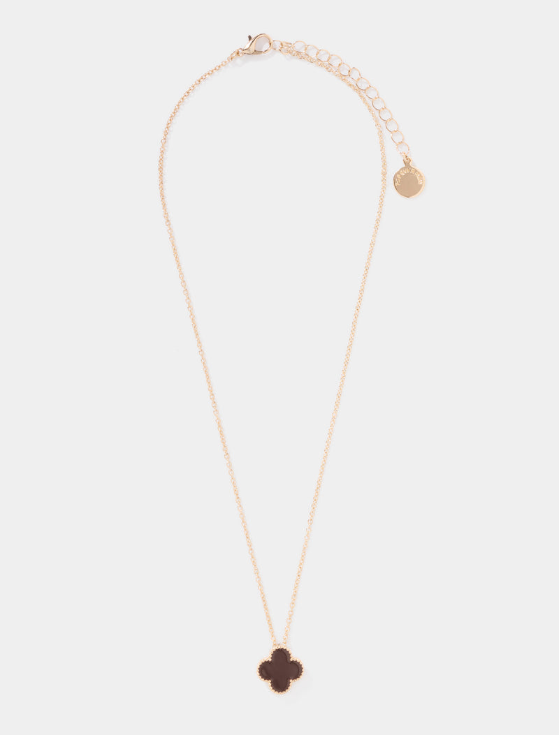 Fern Flower Pendant Necklace