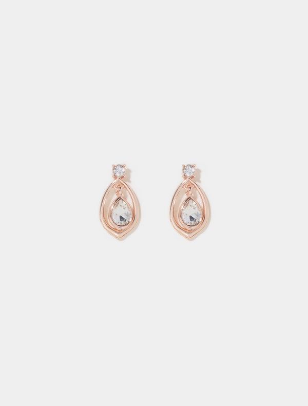 Tomi Teardrop Stone Earrings Forever New