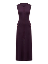 Maddie Zip Detail Midi Dress Forever New