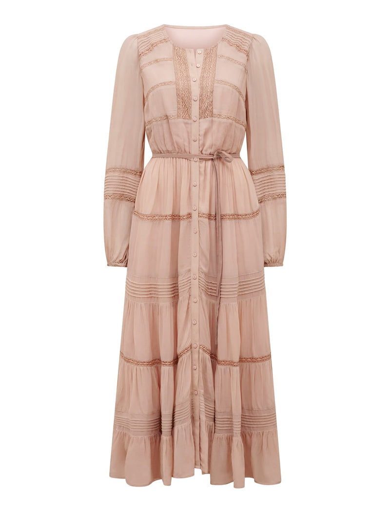 Frankie Lace Trim Dress Forever New