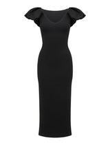 Makenna Bubble Sleeve Midi Dress Forever New