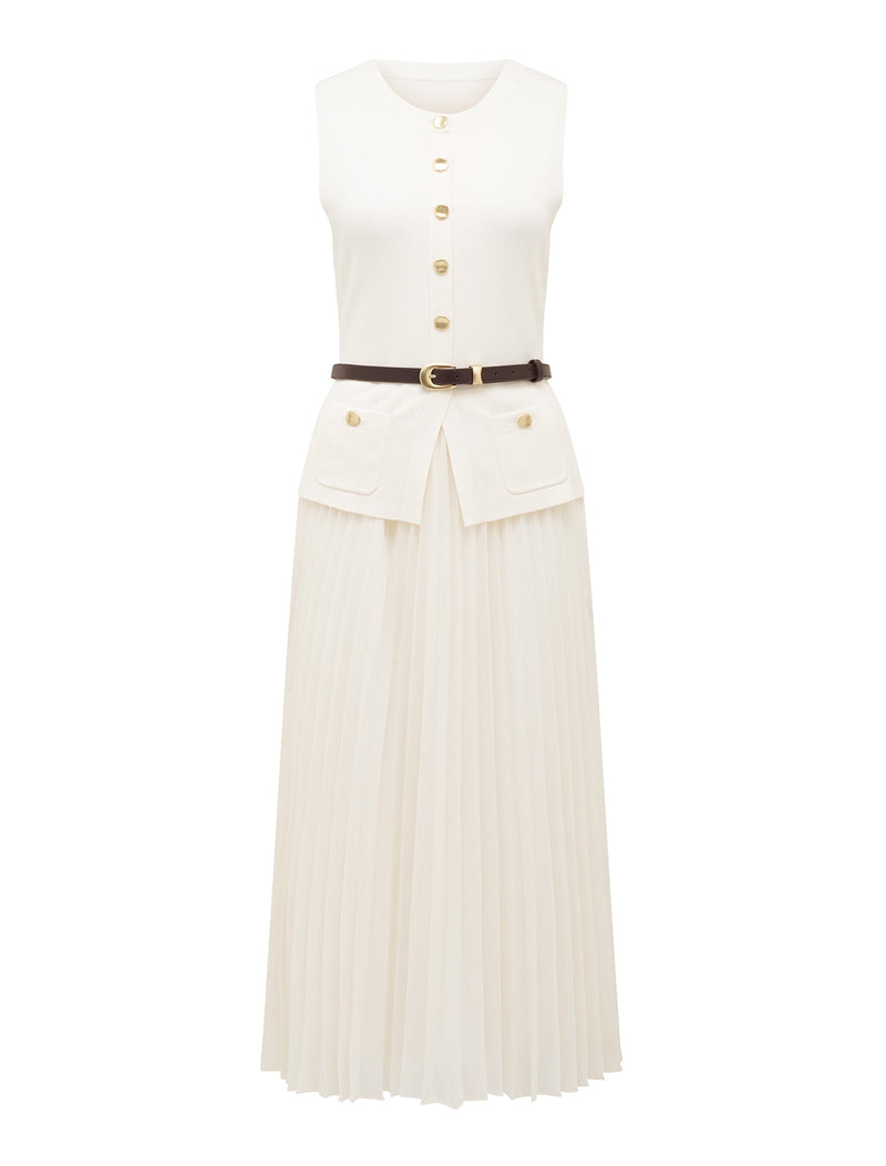 Daphne Waistcoat Knit Midi Dress Forever New