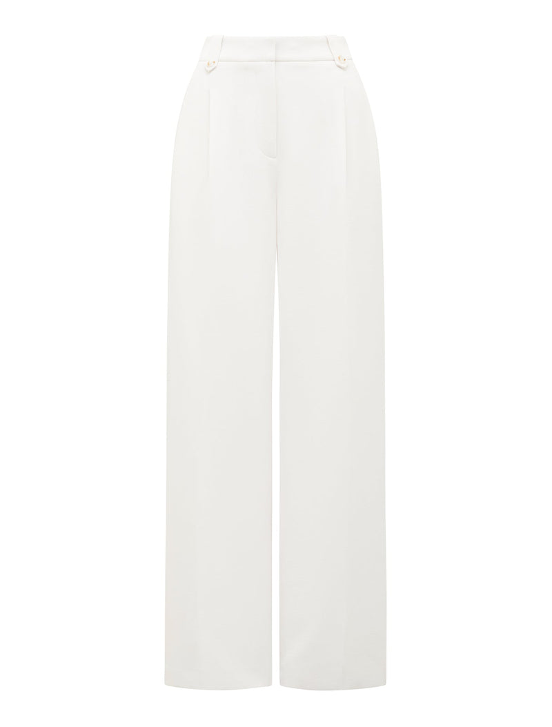 Desiree Button Straight Leg Pants Forever New