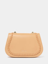 Cass Weave Detail Crossbody Bag
