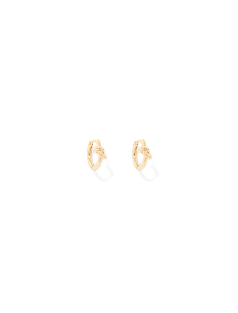 Kendra Knot Hoop Earrings Forever New