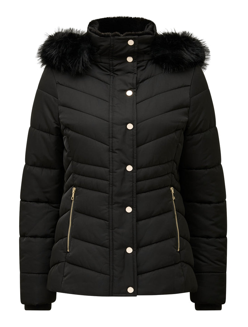 Gina Short Puffa Jacket Forever New