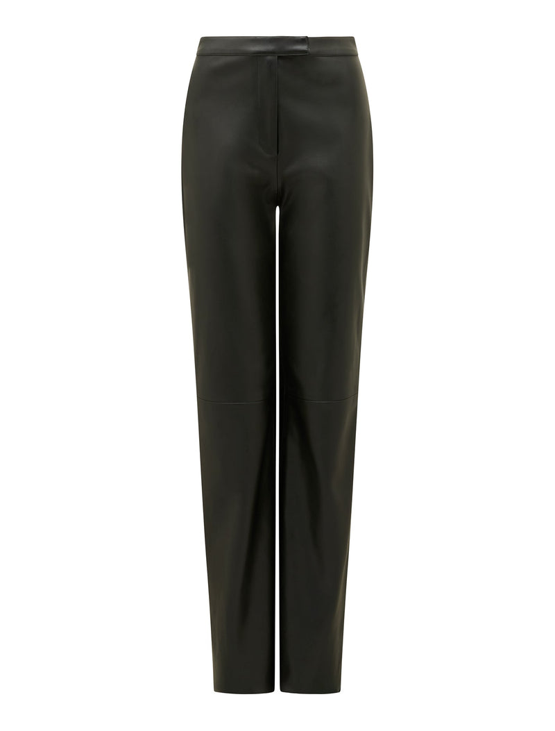 Bailee Vegan Leather Slim Pants Forever New